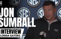 Jon Sumarall Discusses Florida Gators Football Future, State of College Football at SEC Meetings