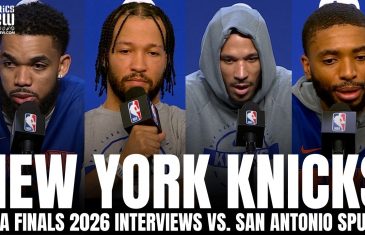 Karl-Anthony Towns, Jalen Brunson, Josh Hart & Knicks Discuss Finals Shifting to New York for GM3