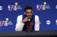 Karl-Anthony Towns Recaps NBA Finals Battles With Victor Wembanyama, Knicks Playing Finals in NYC