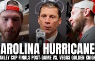 Rod Brind’Amour, Andrei Svechnikov & Jordan Staal Respond to INSANE SWINGS of 2-OT GM3 vs. Vegas