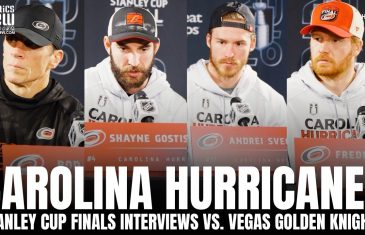 Rod Brind’Amour, Fred Andersen, Andrei Svechnikov & Canes Discuss Stanley Cup vs. Vegas Before GM3