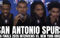 Victor Wembanyama & San Antonio Spurs Discuss COMEBACK CHANCES vs. New York Knicks Before Game 5