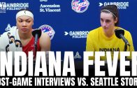 Caitlin Clark Recaps HISTORIC 45 Point, 10 Assist WNBA Game for Indiana Fever vs. Seattle Storm