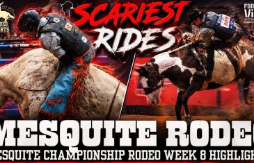 SCARIEST & WILDEST Bull Rides & Saddle Bronc Rides at Mesquite Championship Rodeo Week 8