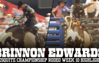 15-Year Old Brinnon Edwards Scores a 77.00 Saddle Bronc Ride | Saddle Bronc Riding Highlight