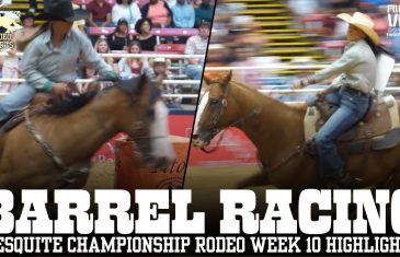 Barrel Racing at Mesquite Championship Rodeo | Week 10 Mesquite Championship Rodeo Highlights
