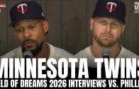 Byron Buxton, Derek Shelton & Ryan Jeffers Discuss Minnesota Getting to Play at Field of Dreams