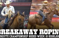 Ladies Breakaway Roping at Mesquite Championship Rodeo | Week 10 Mesquite Rodeo Highlights