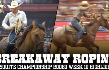 Ladies Breakaway Roping at Mesquite Championship Rodeo | Week 10 Mesquite Rodeo Highlights
