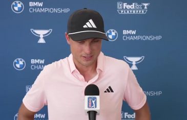 Ludvig Aberg Recaps Strong Opening Round at 2026 BMW Championship