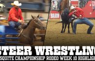Steer Wrestling at Mesquite Championship Rodeo | Week 10 Mesquite Championship Rodeo Highlights