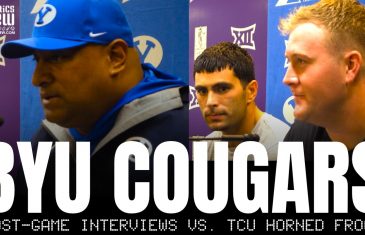 Kalani Sitake & BYU Cougars Recap BYU’s Rainy Road Win vs. TCU Horned Frogs, BYU’s 5-0 Start