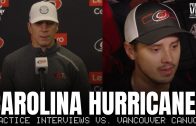 Rod Brind’Amour & Sebastian Aho Discuss Manny Malhotra, Carolina Hurricanes Start of Season