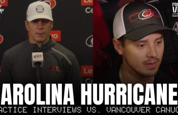 Rod Brind’Amour & Sebastian Aho Discuss Manny Malhotra, Carolina Hurricanes Start of Season
